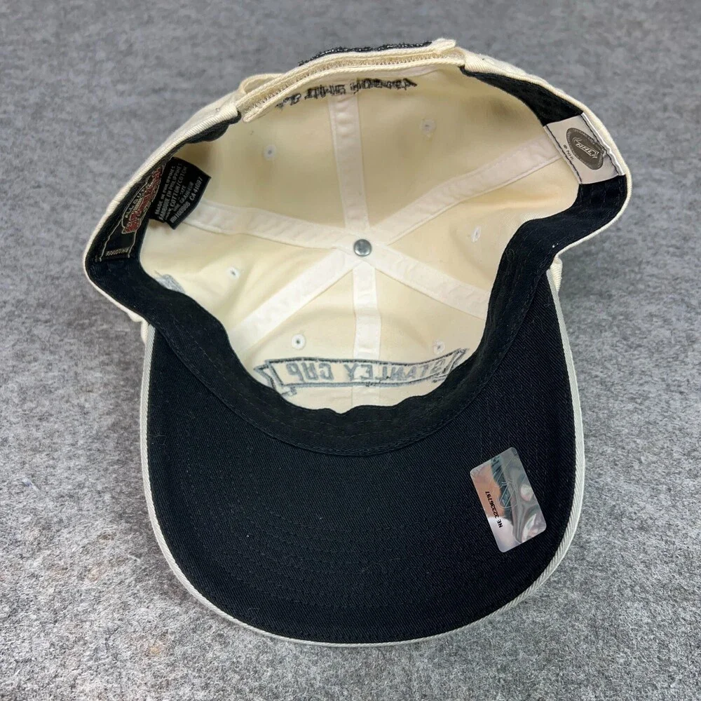 Minnesota Wild Mens Hat‎ Strap Back Beige Playoffs 2008 Cap Hockey NHL Sports ^